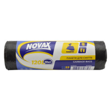 Пакети для сміття Novax 120л 10шт