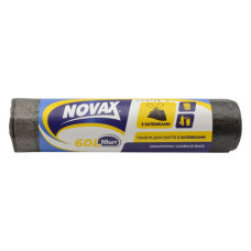 Пакети для сміття Novax з затяжкою 60л 10шт