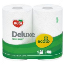 Папір туалетний Ecolo Deluxe 4 шт