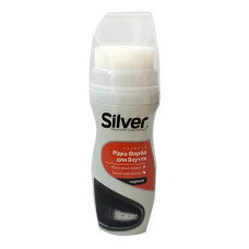 Рідка крем-фарба для взуття Silver Pro чорна 75мл