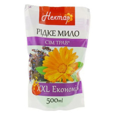Мило рідке Нектар Сім трав doy-pack 500мл