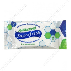Серветки вологі Superfresh Антибактеріальні 15шт