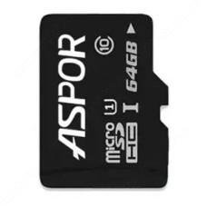 Карта пам'яті Aspor 64GB MicroSDHC Class 10
