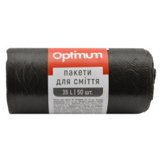 Пакет для сміття PRO Service OPTIMUM чорний 35л 50шт