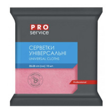 Серветки віскозні Pro Service універсальні для прибирання 10шт