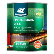 Грунт-емаль Корабельна 3в1 0.9кг хакі матова
