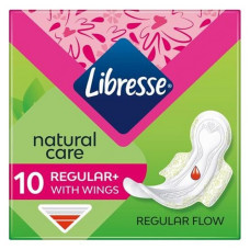 Прокладки гігієнічні Libresse Natural Care Ultra Clip Normal 4 краплі 10шт