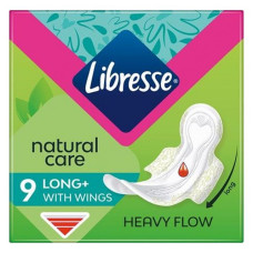 Прокладки гігієнічні Libresse Natural Care Ultra Super 5 крапель 9шт