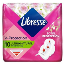 Прокладки гігієнічні Libresse Ultra Normal Aloe Vera & Camomile 4 краплі 10шт