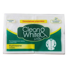 Мило господарське Duru Clean & White відбілюючий 4х120г