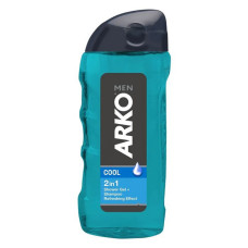 Гель для душу і шампунь Arko Men 2in1 Crystal Морська свіжість 260мл