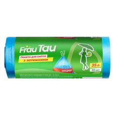 Пакеты мусорные с затяжками Frau Tau HD 35л 30шт