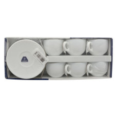 Набір кавовий Essence White 12 предметів Luminarc P3404 6 чашок та 6 блюдець