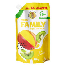 Крем-мило For my Family Ківі та манго рідке дой пак 560мл