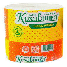Туалетний папір Кохавинка класична сіра 90х100 8 шт Туалетний папір Кохавинка класична сіра 90х100 8 шт