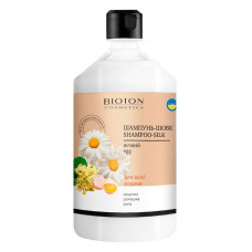 Шампунь-шовк Bioton Cosmetics З яєчним лецитином ромашкою і липою для всієї родини 1л