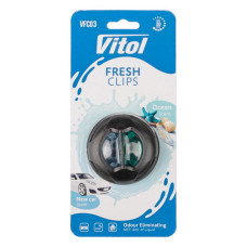 Освіжувач повітря Vitol на обдув Fresh Clips New car плюс Ocean Освіжувач повітря Vitol на обдув Fresh Clips New car плюс Ocean