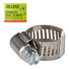 Хомут нержавійка Alloid 11-20 W2 10шт