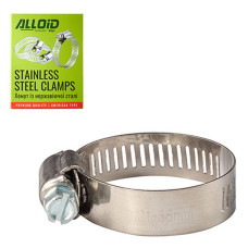 Хомут нержавійка Alloid 21-38 W2 10шт