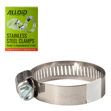 Хомут нержавійка Alloid 21-44 W2 10шт