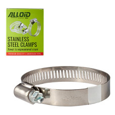 Хомут нержавійка Alloid 40-64 W2 10шт