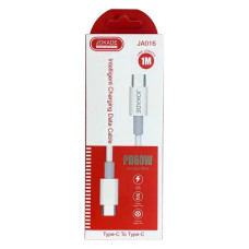 Кабель Jokade JA016 PD Type-C to Type-C 60W 1м білий Кабель Jokade JA016 PD Type-C to Type-C 60W 1м білий