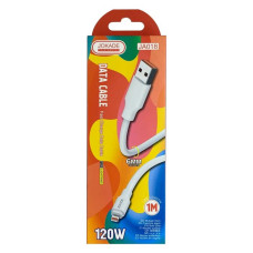 Кабель Jokade JA018 PD Lightning 120W 1м білий Кабель Jokade JA018 PD Lightning 120W 1м білий