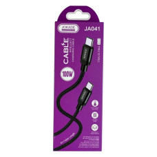 Кабель Jokade JA041 PD Type-C to Type-C 100W 2м чорний