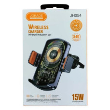 Автотримач Jokade JH054 15W Wireless Charging чорний