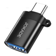 Перехідник Jokade JC019 USB на Type-C 3.0 18W чорний