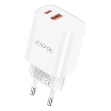 Мережевий зарядний пристрій Jokade JB111 PD 45W плюс USB-A плюс 22.5W плюс USB-C білий