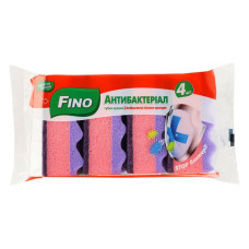 Губки кухонні FINO Спецефект антибактеріальні 4шт