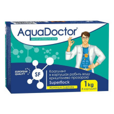 Коагулюючий засіб тривалої дії AquaDOCTOR SF Superflock 1кг 8шт