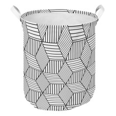 Кошик Idea Home TC-39 кругла тканинна Geometry 40x50см