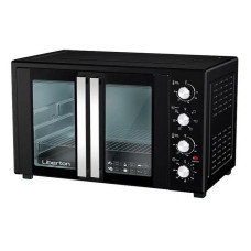 Електродуховка Liberton LEO-600 60л конвекція вертлюг підсвічування Black