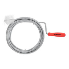 Трос для чистки труб Intertool HP-1005 6ммх3м накінечник рифлений дріт