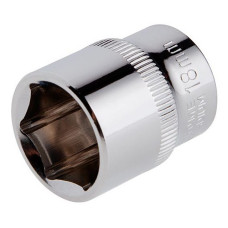 Головка шестигранна Intertool ET-0418 3/8 18мм Cr-V STORM