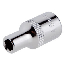 Головка шестигранна Intertool ET-0433 1/4 4.5мм Cr-V STORM