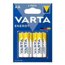 Батарейка Varta Energy лужна AA/LR06 пальчик 6шт блістер