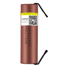 Акумулятор LiitoKala HG2-N Li-ion 18650 3000mAh 3.7V високострумовий з контактами для паяння