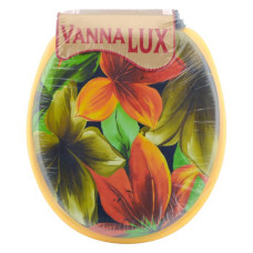 Сидіння для унітазу м'яке Vanna Lux оранжеве