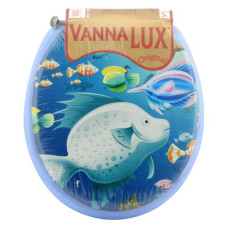 Сидіння для унітазу м'яке Vanna Lux бузкове