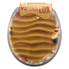 Сидіння для унітазу м'яке Vanna Lux темно-коричневе