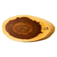 Дошка дерев'яна Eco Tabulas овальна без кори 230х420х30