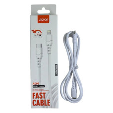 Кабель Aspor A099 PD Type-C to Lightning 1м білий