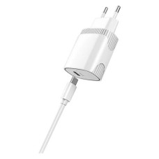 Мережевий зарядний пристрій Aspor A815 PD QC3.0 20W PD плюс кабель USB Type-C to Lighting білий Мережевий зарядний пристрій Aspor A815 PD QC3.0 20W PD плюс кабель USB Type-C to Lighting білий