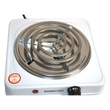 Електроплита Bobbytec HP-01S 1000Вт 1 конфорка тен білий