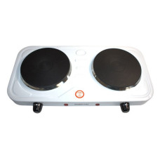 Електроплита Bobbytec HP-04D 2000Вт 2 конфорки млин білий Електроплита Bobbytec HP-04D 2000Вт 2 конфорки млин білий