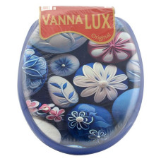 Сидіння для унітазу м'яке Vanna Lux темно-син