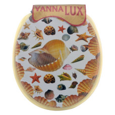 Сидіння для унітазу м'яке Vanna Lux шампань